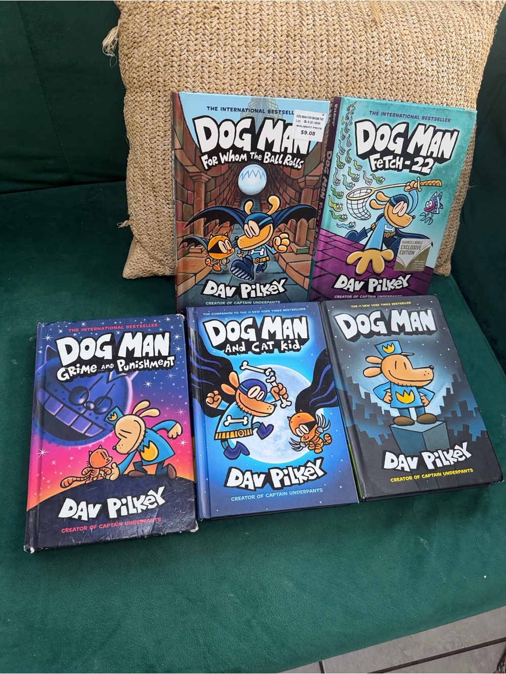 Dog Man Book Series Dav Pilkey Lot of 5 books